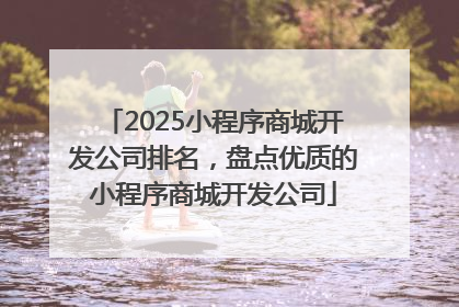 2025小程序商城开发公司排名，盘点优质的小程序商城开发公司