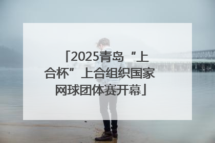 2025青岛“上合杯”上合组织国家网球团体赛开幕