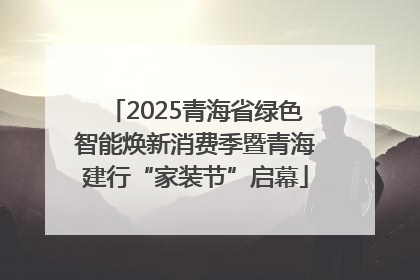2025青海省绿色智能焕新消费季暨青海建行“家装节”启幕