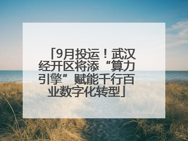 9月投运！武汉经开区将添“算力引擎”赋能千行百业数字化转型