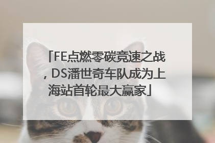 FE点燃零碳竞速之战，DS潘世奇车队成为上海站首轮最大赢家