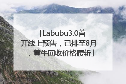 Labubu3.0首开线上预售，已排至8月，黄牛回收价格腰斩